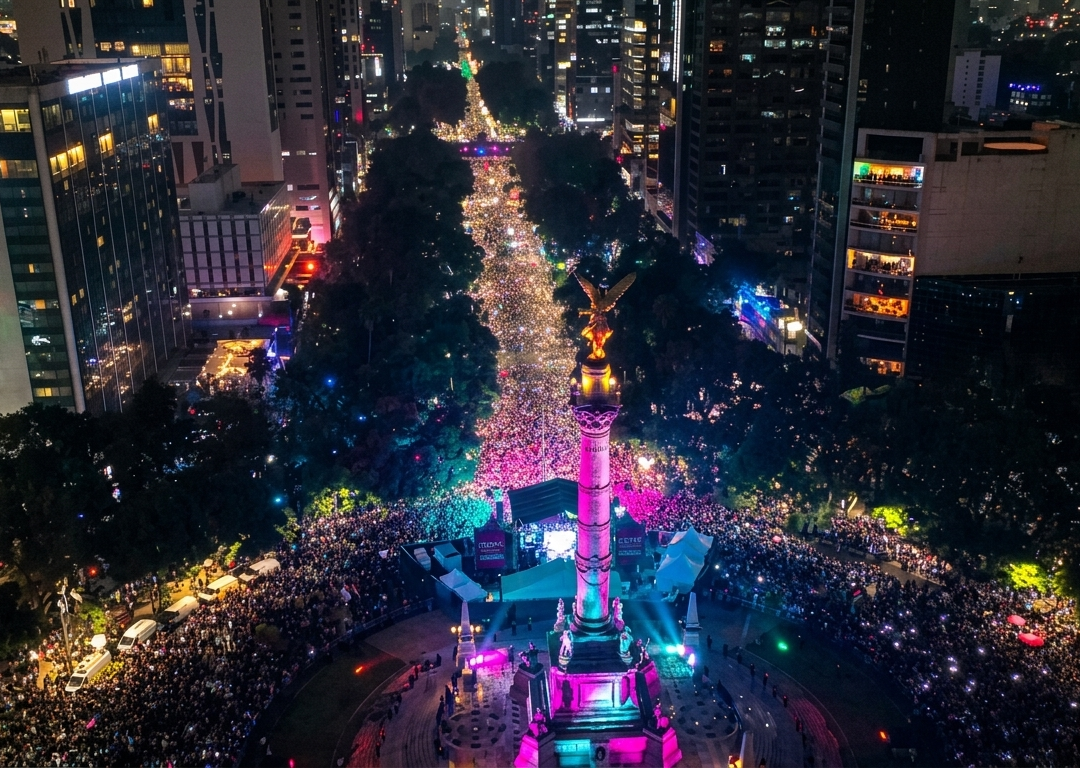 Festejos Ángel de la Independencia Hoy